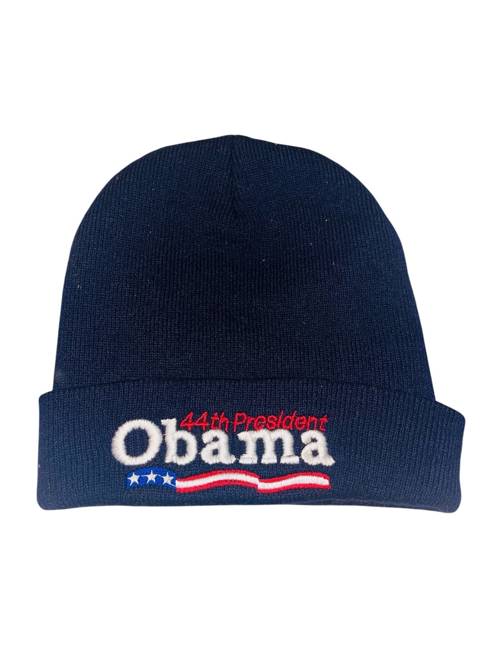 Obama 44th President Navy Beanie Hat